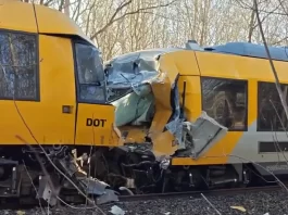 Choque frontal de trenes en Dinamarca: cuatro heridos en estado crítico