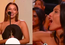 La reacción de Pampita al ver que Sofía “La Reini” Gonet le ganó en los Martín Fierro