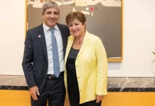 Caputo se reunió con Georgieva en el FMI tras el acuerdo y avanzan las negociaciones por la deuda