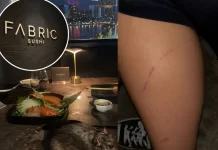 Denuncian presencia de ratas en mesas de Fabric Sushi
