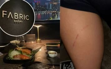 Denuncian presencia de ratas en mesas de Fabric Sushi