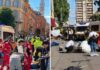 Un auto embistió a una multitud en Italia y hay siete heridos, dos de gravedad