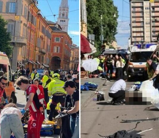 Un auto embistió a una multitud en Italia y hay siete heridos, dos de gravedad