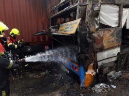 Tragedia en Bangkok: un accidente múltiple entre un tren y un micro dejó al menos ocho muertos
