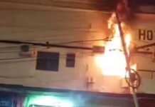 Se incendió un emblemático hotel en Constitución y evacuaron a 20 personas