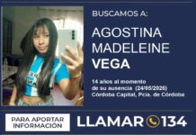 “Según las pruebas recogidas, Agostina estaría viva y en Córdoba”, afirmó el abogado de la madre