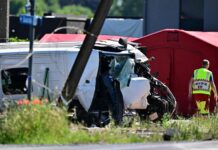 Un tren chocó contra un autobús escolar en Bélgica y hay varios muertos