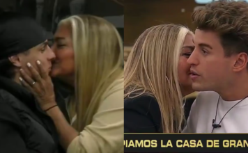 Gladys “La bomba tucumana” a los besos con dos participantes de Gran Hermano