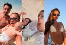 Cami Homs compartió el álbum de fotos de sus paradisíacas vacaciones con José Sosa y sus hijos