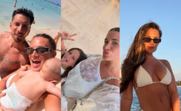 Cami Homs compartió el álbum de fotos de sus paradisíacas vacaciones con José Sosa y sus hijos