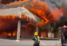 Un voraz incendio devastó un hotel de lujo en República Dominicana: más de 1600 evacuados