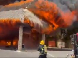 Un voraz incendio devastó un hotel de lujo en República Dominicana: más de 1600 evacuados