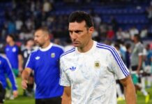 Los grandes ausentes en el primer 11 que paró Scaloni en el entrenamiento de la Selección argentina