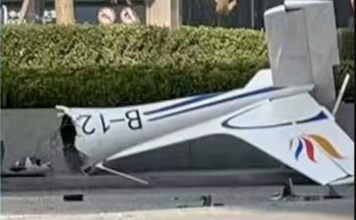 China: una avioneta se estrelló contra la Torre Citic, el edificio más alto de Beijing
