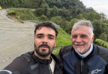 Padre e hijo se fueron desde Córdoba al mundial en moto: “Algunos nos tratan de locos”