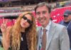 Marcelo Benedetto se cruzó a Shakira y abandonó la transmisión en pleno vivo para pedirle una foto