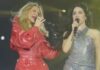 Kylie Minogue apareció en River con Lali Espósito y revolucionó Buenos Aires con una canción