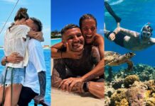 La foto al borde de la censura que Mauro Icardi compartió de la China Suárez en Maldivas