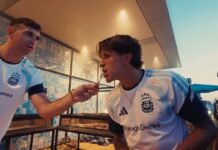 La selección argentina mostró la intimidad del “asado cábala” en la previa contra Suiza