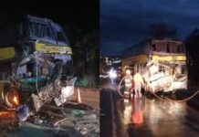 Brutal choque entre un micro y un camión en Misiones: más de 40 heridos