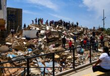 Elevan a 2.645 la cifra de muertos por el doble terremoto en Venezuela