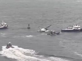 Una avioneta cayó en el East River de Nueva York durante un aterrizaje de emergencia