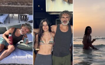 Las románticas vacaciones de Leonardo Sbaraglia junto a su novia en México: “Días perfectos”