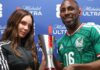 Belinda vivió una noche histórica para ella y para México: entregó el premio a mejor jugador y conoció a su artista favorito