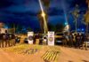 Bloquearon el paso de una caravana de traficantes y decomisaron casi 200 kilos de cocaína