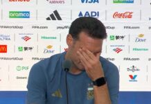 Quebrado, Scaloni puso en duda si seguirá en la selección: “Me duele en el alma, lo siento”