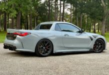 Transformación extrema: Un BMW M4 se convierte en pickup y se subasta por casi US$100.000
