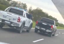 Persecución Dramática en Ruta 11: Robo de Camionetas Termina con Disparos y Detenciones