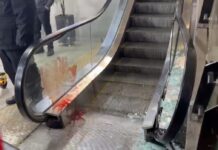 Once heridos tras el colapso de una escalera mecánica en la estación Sáenz