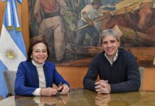 Luis Caputo se Reúne con Autoridades del BID y la Presidenta del Consejo de las Américas
