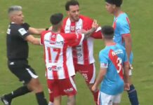 Explosiva batalla campal entre Arsenal y Talleres culmina en expulsiones y caos