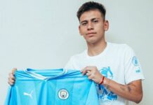 El audaz penal de Echeverri que sorprendió en la definición entre Manchester City e Inter de Milán