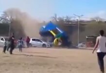 Festejos por el Día del Niño en Córdoba se tornan caóticos tras accidente con inflable