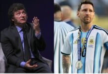 Milei se pronuncia sobre la muerte del padre de Messi: «Da vergüenza pensar…»