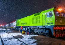 El Tren Patagónico transporta 600 toneladas de sal en una misión clave para Bariloche