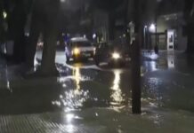 Inundaciones en Caballito: AySA realiza trabajos de cambio de válvulas