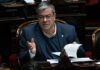 Tensión en el Congreso: Germán Martínez desafía a Martín Menem en plena votación