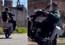 Inseguridad Vial: Realizan ‘wheelie’ con un bebé en brazos y generan indignación