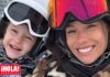 Pampita Disfruta de una Escapada Invernal en Villa La Angostura