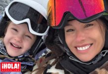 Pampita Disfruta de una Escapada Invernal en Villa La Angostura