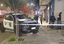 Persecución y choque en Palermo: motociclista herido tras evadir a la Policía