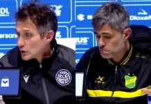 Barros Schelotto y Vaccari aclaran su tenso cruce tras el empate entre Vélez y Defensa