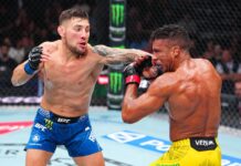 Esteban Ribovics logra un impresionante nocaut técnico sobre Edson Barboza y pide un rival Top 15