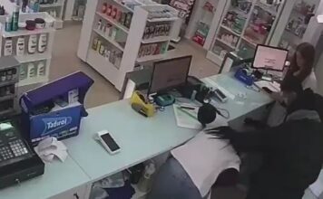 Robo violento en farmacia: delincuentes simulan ser clientes y agreden a empleadas