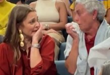 Drew Barrymore Revive Momentos de Su Pasado en Emotivo Reencuentro con una Azafata