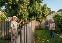 ¿Es tuya la fruta que cuelga sobre la cerca? La ley de Florida lo aclara